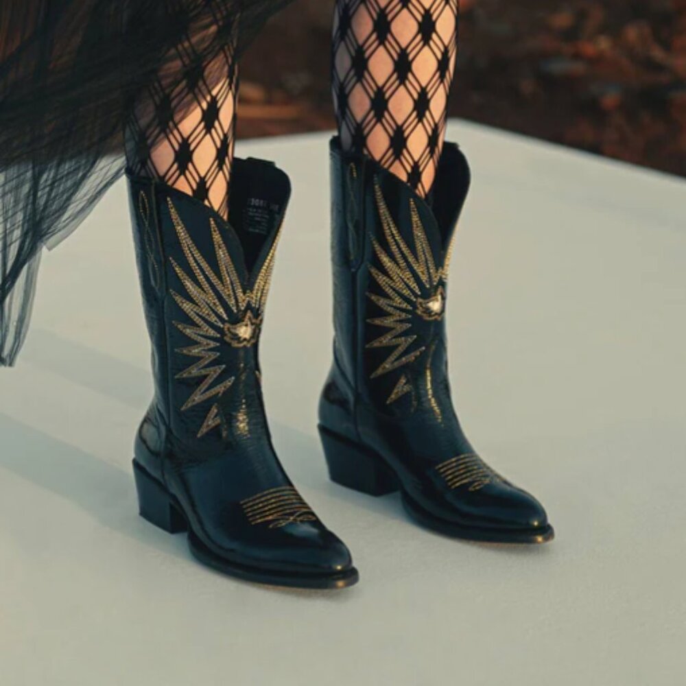 🆕 Mezcalero Patent Western Boots